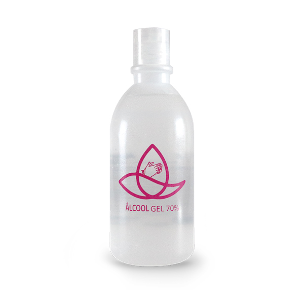 Álcool em Gel 500ml 70% antisséptico - Encontre na H2M Brindes!