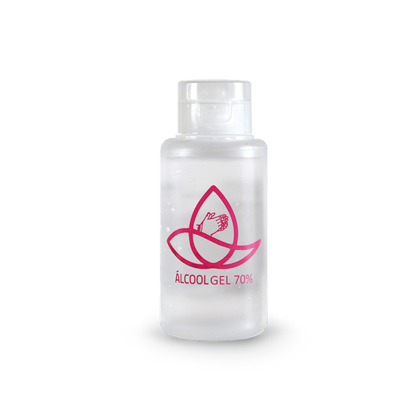 Álcool em Gel 60ml 70% antisséptico - Encontre na H2M Brindes!