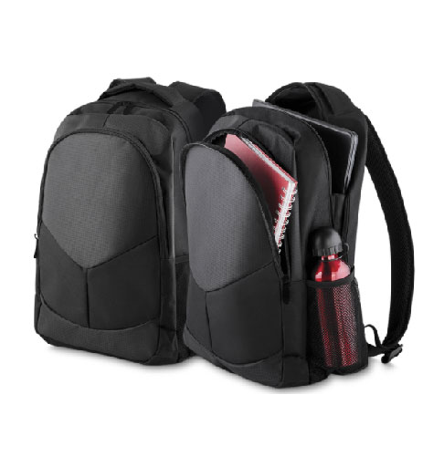 Mochila para notebook de até 17", confeccionada em poliéster 600 e nylon