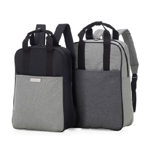 Mochila para notebook de até 17", confeccionada em tecido poliéster, formato 50cm x 35cm x 15cm
