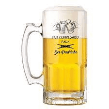 Copo de Chopp Personalizado em Vidro - Hakuna Matata Brindes