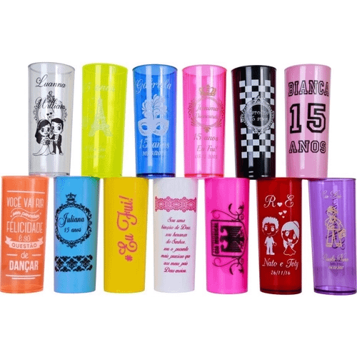 Copo Neon Personalizado para Festa - Hakuna Matata Brindes