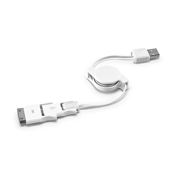 Cabo Usb Retratil 3 em 1