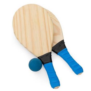 Kit Frescobol com 02 Raquetes e 01 Bola