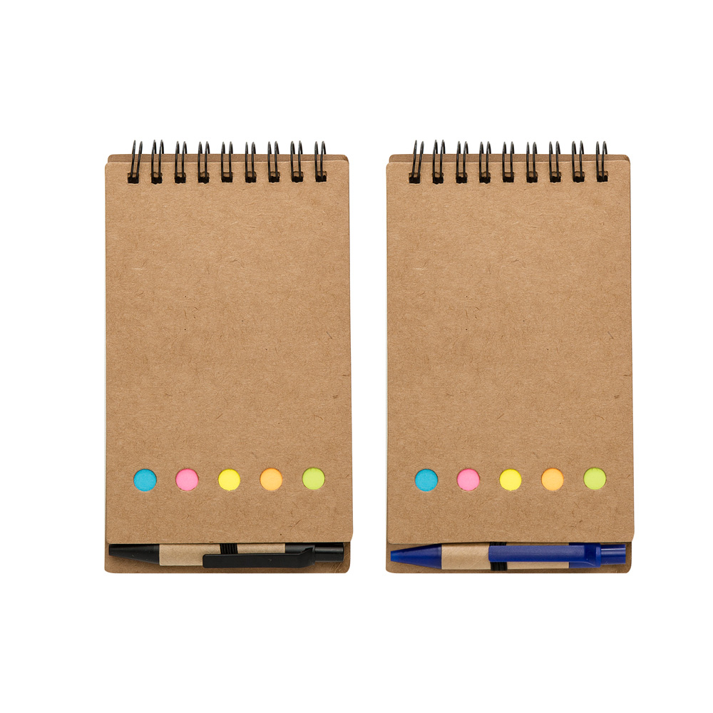 Bloco Ecol. Vetor C/Caneta e Post It- Az