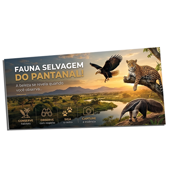 Cartão Postal 36x10cm