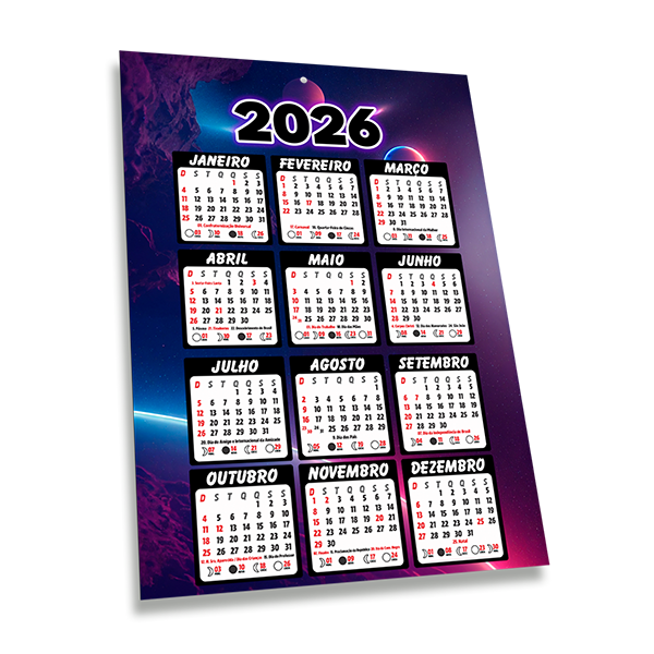 Calendário de Parede