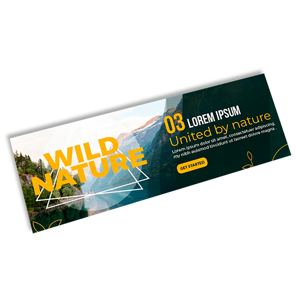 Flyer 10x28cm