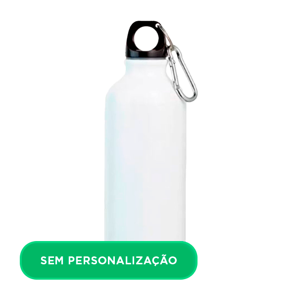 Garrafa Squeeze Alumínio com Mosquetão