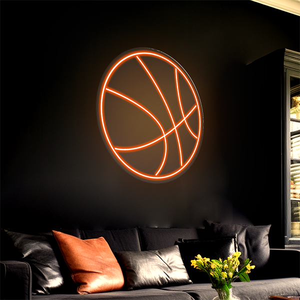 Led Neon Bola de Basquete