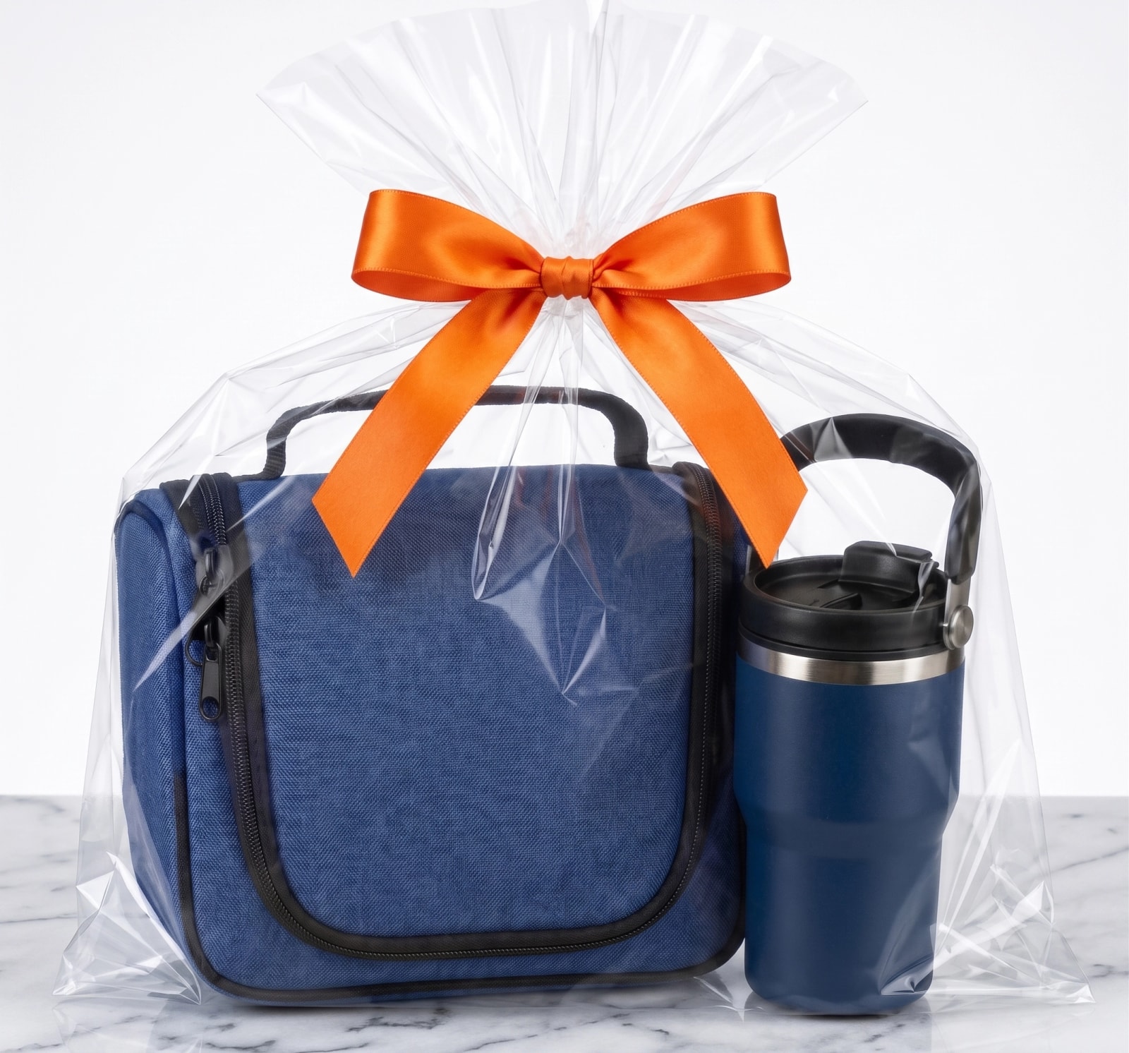 Kit Presente com Necessaire e Copo Térmico Personalizados