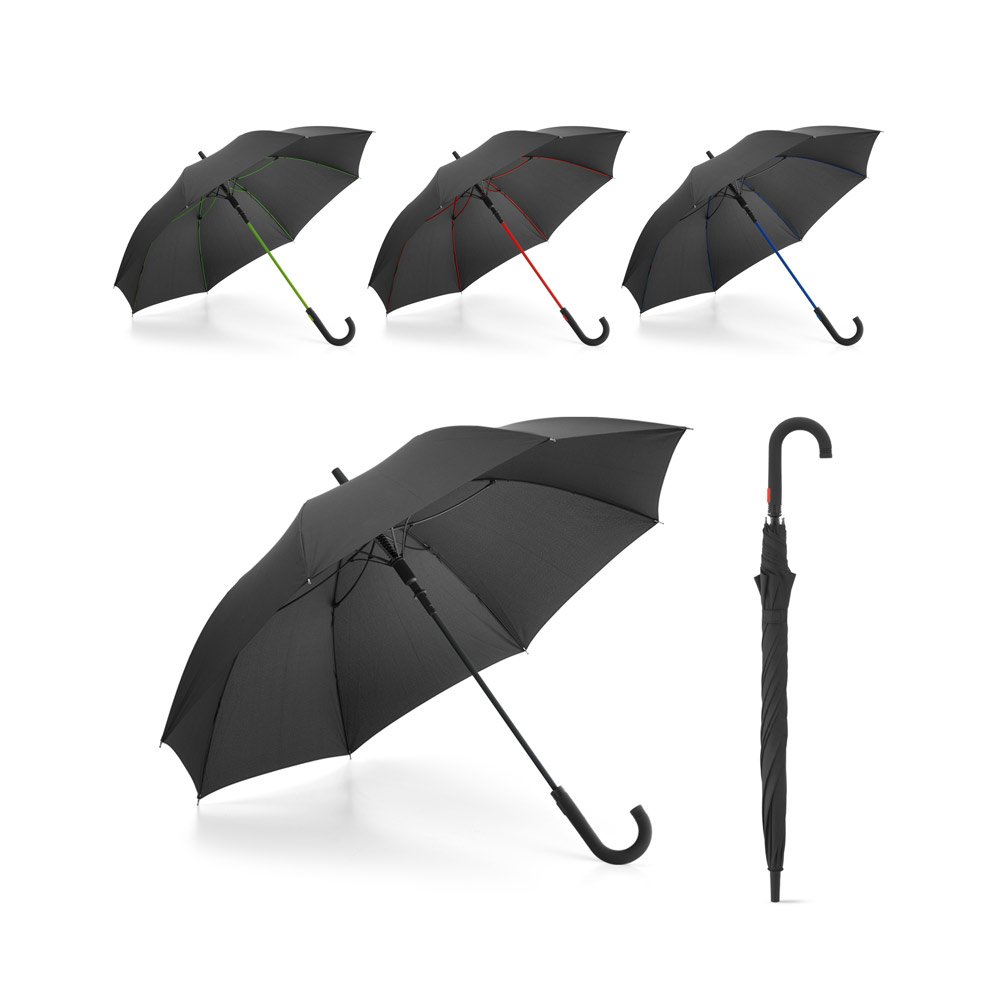 Guarda-chuva em pongee 190T com abertura automática -