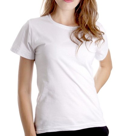 Camiseta Lisa Baby Look Feminina - Mundial Bordados