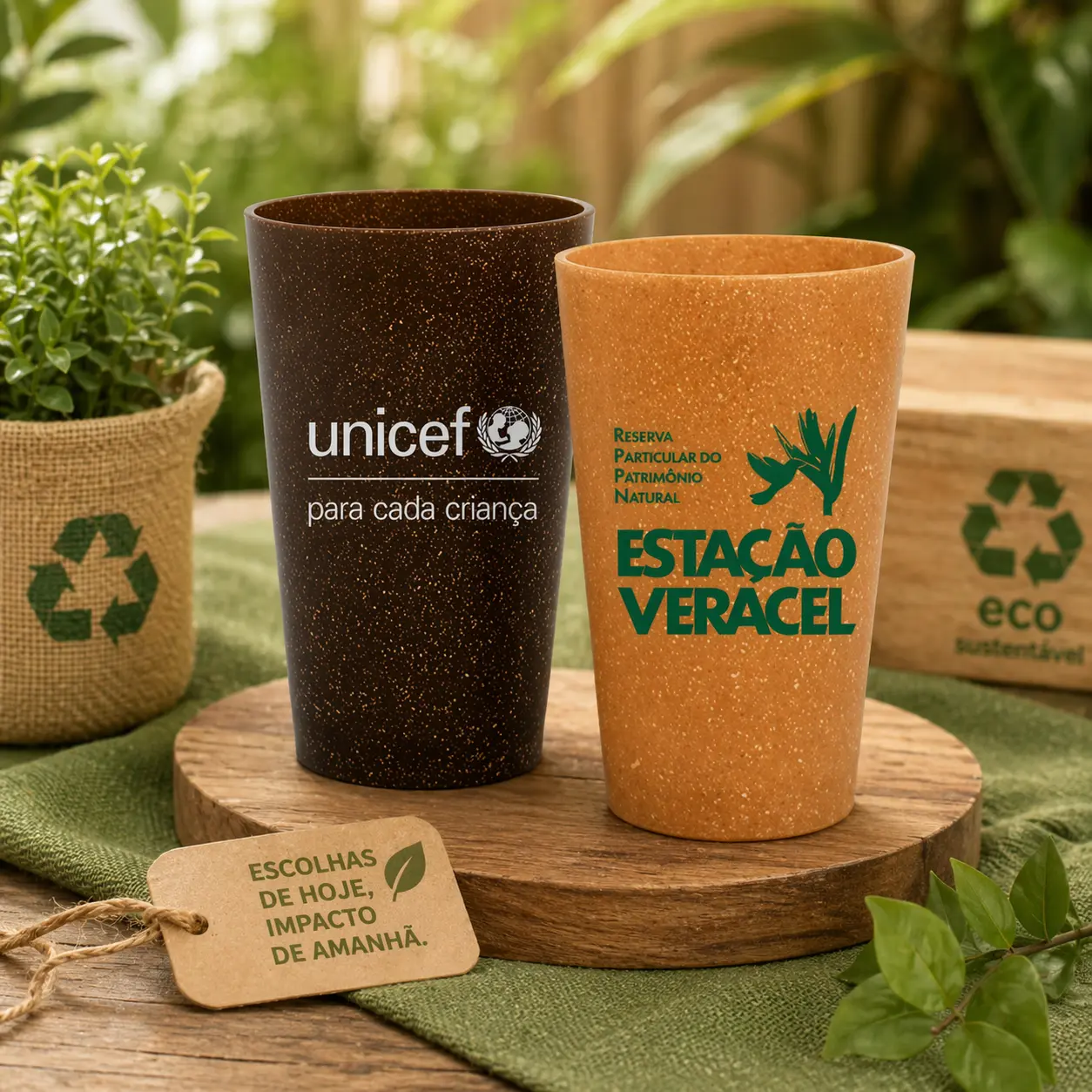 Copo Cancun Green 320ml pesronalizada - Brindes Personalizados em Natal RN para Empresas e Eventos