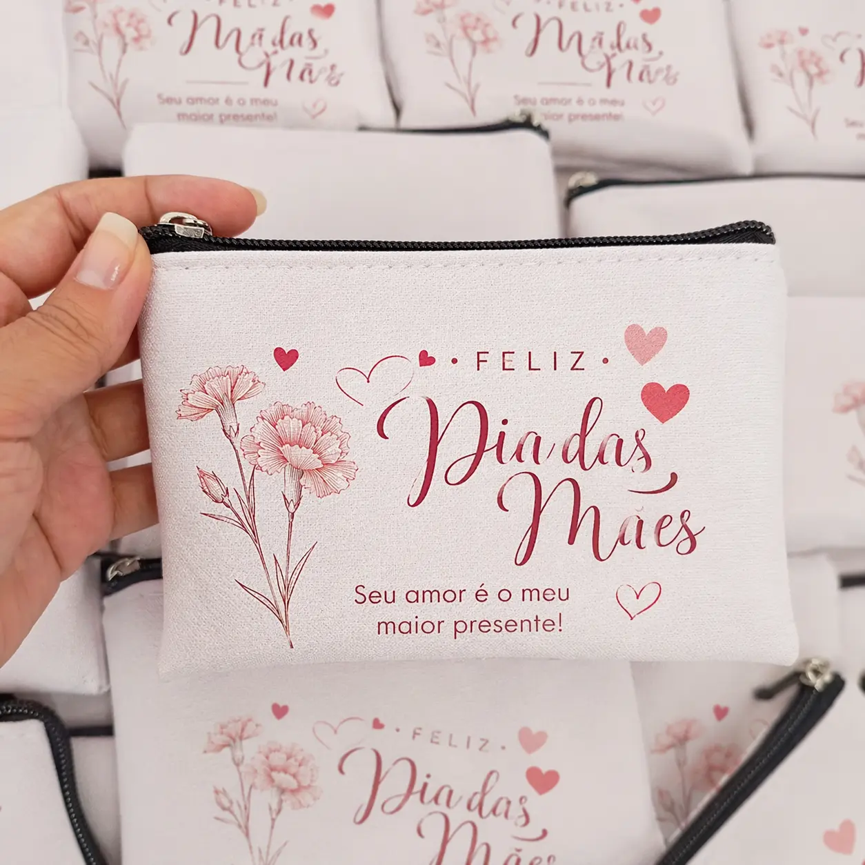 Necesser bolsinha 10x15cm personalizada - Brindes Personalizados em Natal RN para Empresas e Eventos