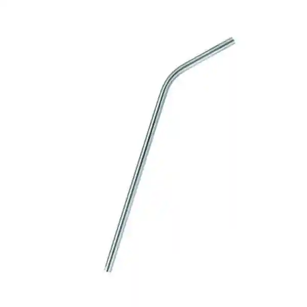 Canudo de metal 23 cm comprimento