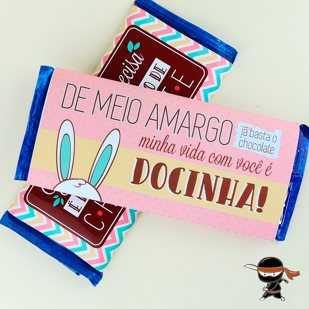 Barra de chocolate personalizada | Ninja Brindes