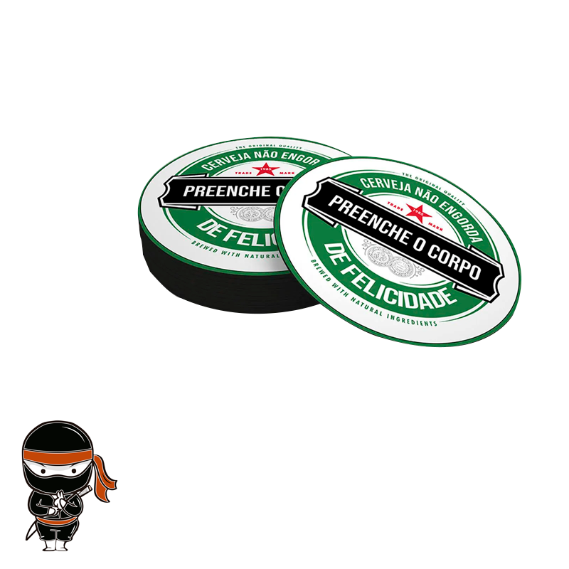 Porta Copos Papel Personalizado | Ninja Brindes