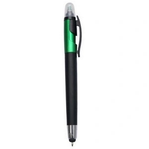 Caneta Plastica Touch com Marca Texto  personalizada