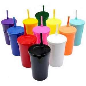 Copo com Canudo 280ml