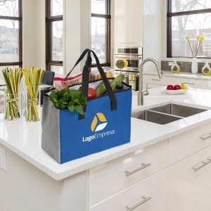 Sacola Poliéster 25L com Bolso Térmica