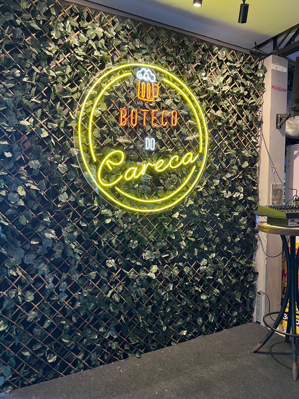LED neon personalizado para boteco