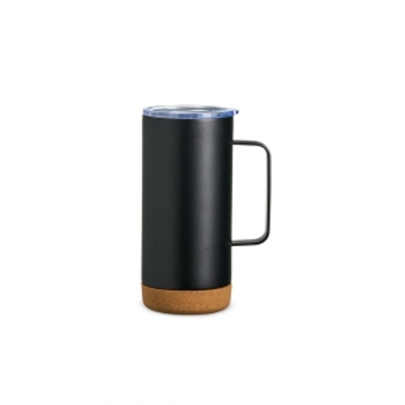 Caneca Térmica 500ml com Cortiça