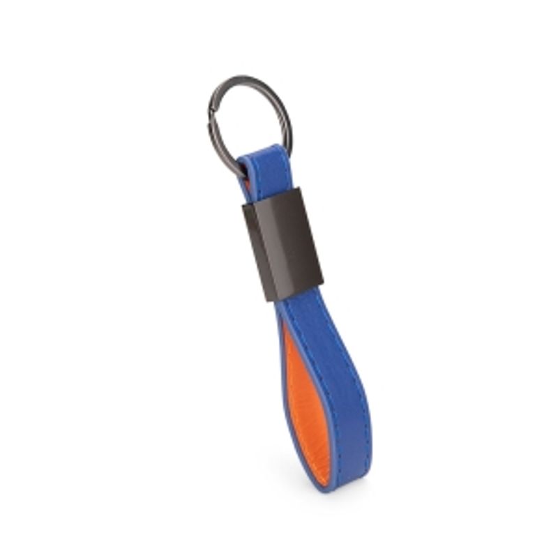 Chaveiro Metal com Couro Sintético