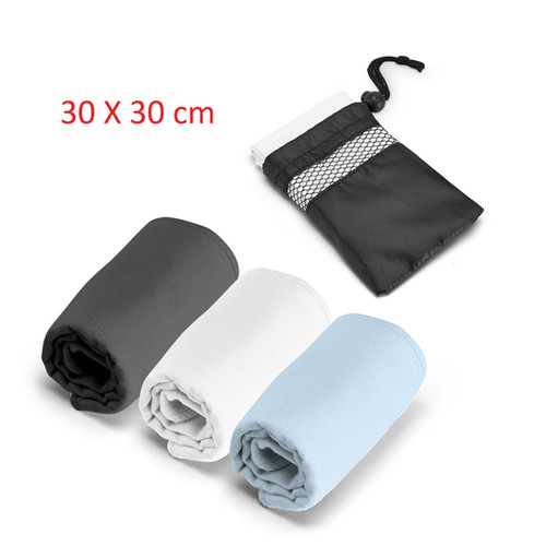 Toalha Esportiva Microfibra Ultracompacta 30x30cm (210g/m²)
