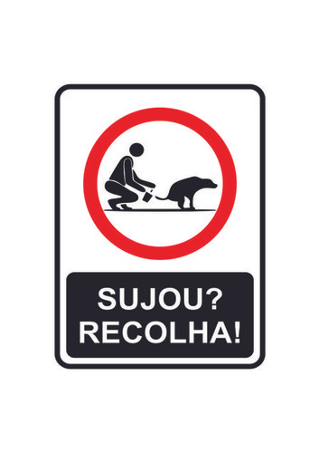 Sujou? Recolha! 15x20 - Pacote com 12un
