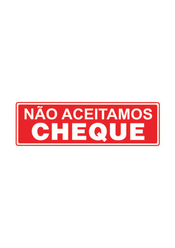 Não aceitamos cheque 10x30 - Pacote com 12un