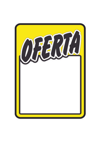 Placa - Oferta 20x30 - Pacote com 12un