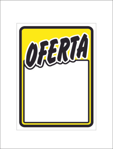 Placa - Oferta 15x20 - Pacote com 12un