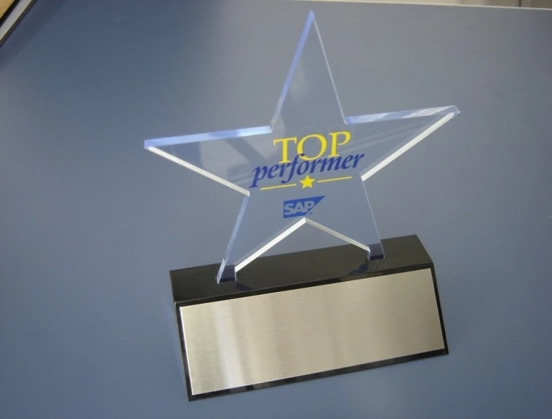 Troféus para premiação