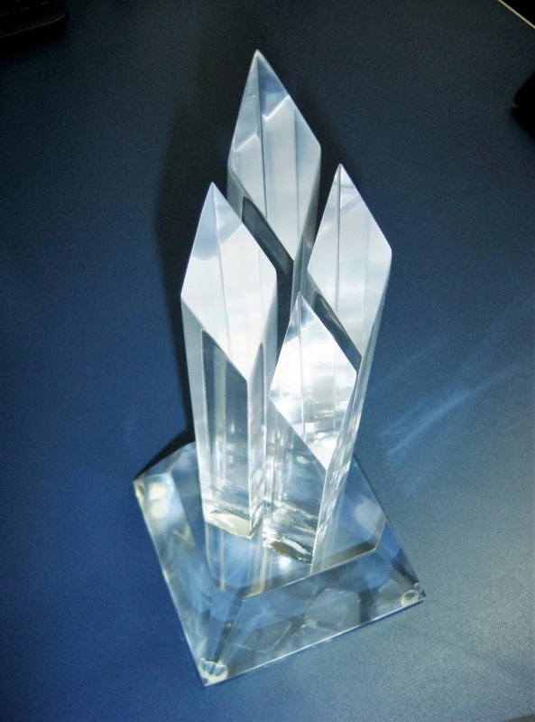 Troféus para premiação na Bela Vista