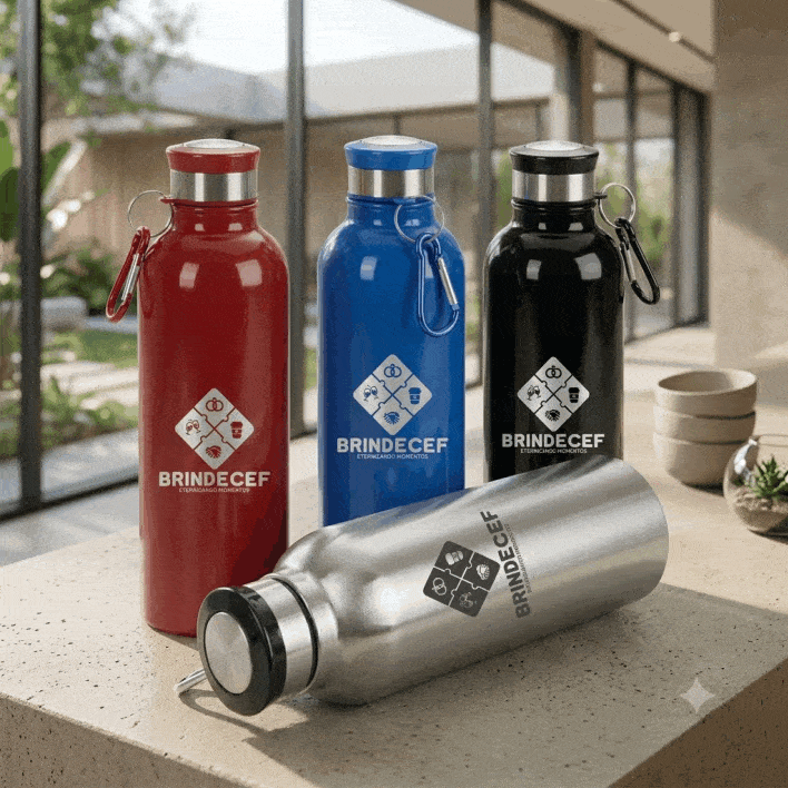Squeeze Inox 700ml Personalizado: Elegância, Durabilidade