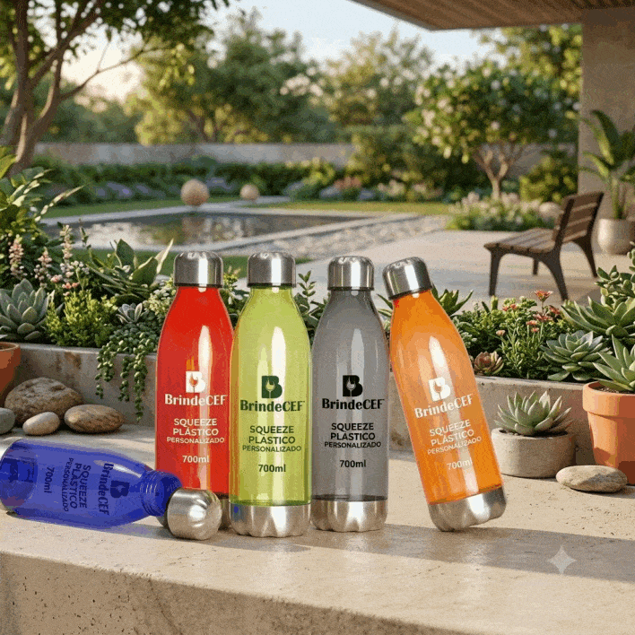 Squeeze Plástico Personalizado 700ml para Brindes