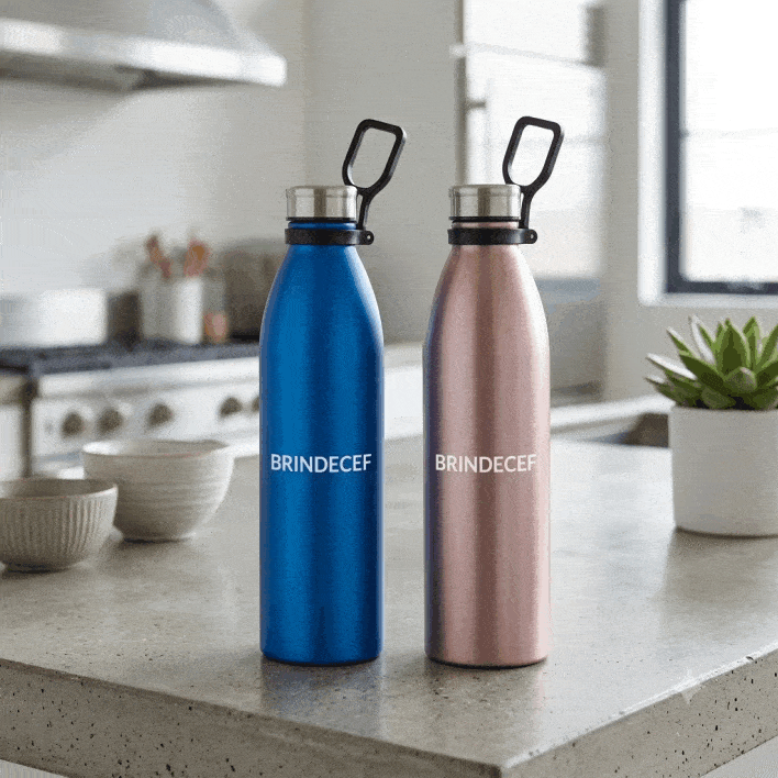 Garrafa Inox de 1,1 litros personalizada para brinde