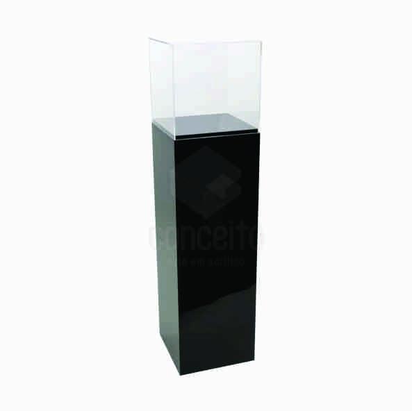 Caixa Pedestal Chão Acrílico