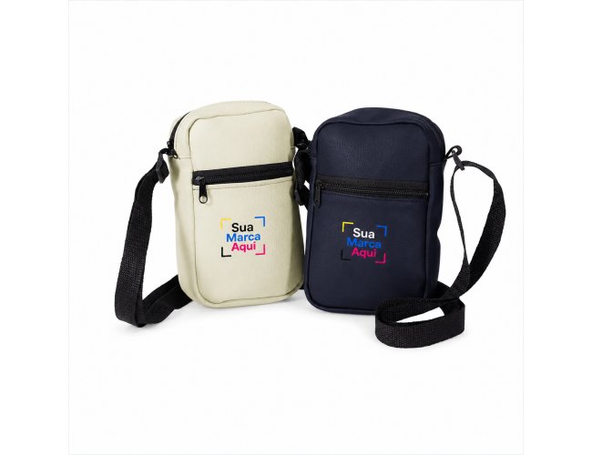 Bolsa de Ombro Couro Sintético (20x13cm)