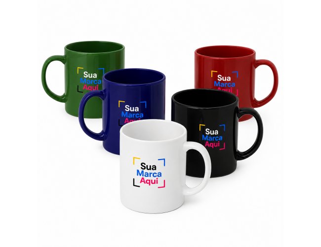Caneca Plástica 400ml (9x11cm)