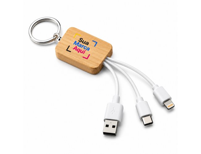 Chaveiro em Bambu USB (CH7000)