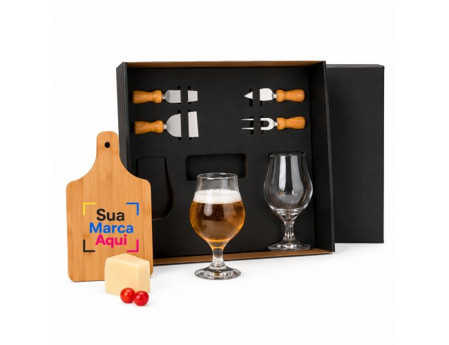 Conjunto Para Queijo / Cerveja - 7 Pçs KT-90201