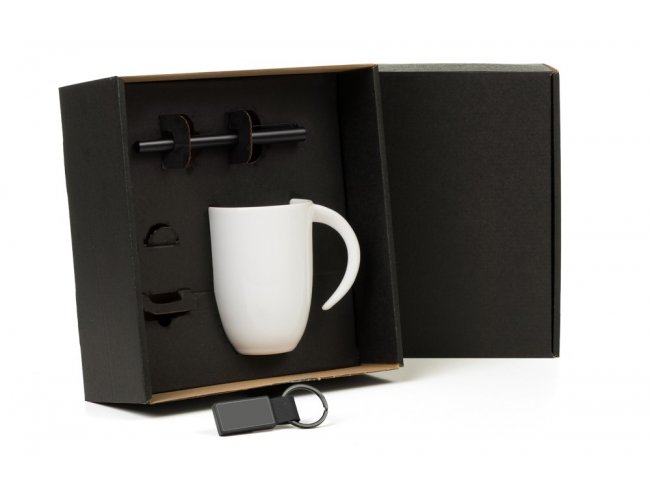 Kit Caneca, Caneta E Chaveiro - 3 Pçs KT-90550