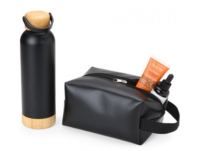 Kit Garrafa E Necessaire - 2 Pçs KT-90400