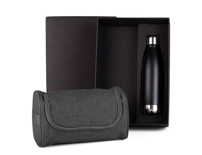Kit Necessaire E Garrafa - 2 Pçs KT-9023S
