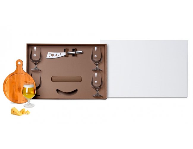 Kit Queijo/Cerveja - 6 Pçs KT-90121-BCO