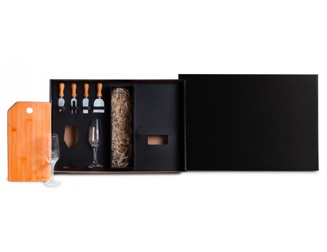 Kit Queijo E Champagne - 7 Pçs KT-90343