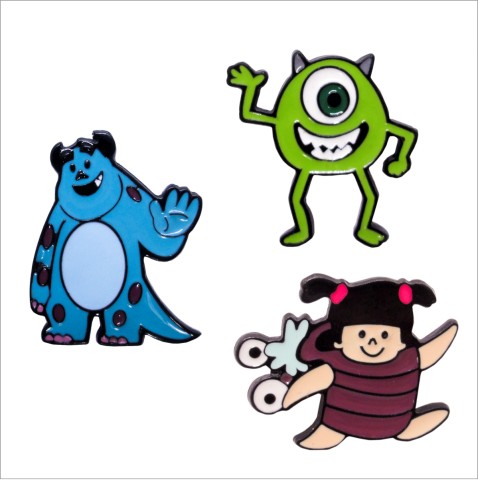 Monstros S / A Enamel Pins Kit