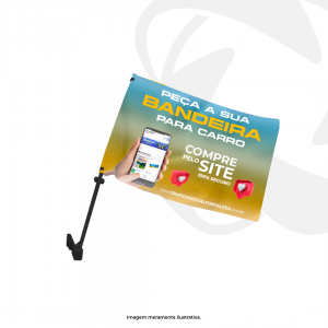 Bandeira para Vidro de Carro